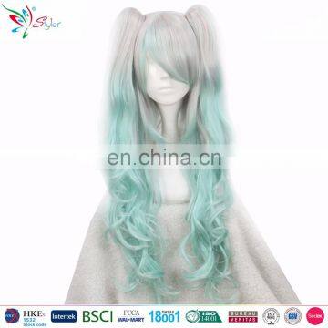 hot selling japanese lolita ponytail cosplay wigs hatsune miku wig