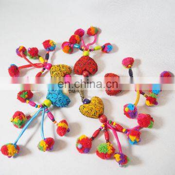 Wholesales New fashion design Accessories Heart with pompom.