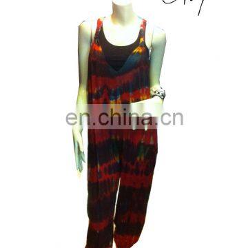 HIPPIE BOHO TIE DYE MAXI PANTS JUMPSUITS PLUS size