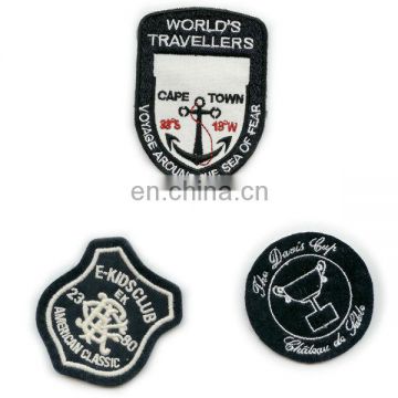 Dongguan factory cheap price top quality embroidery patch for jacket