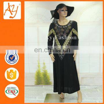 Wholesale Muslim Women Dress Arabic Black Abaya Long Sleeve Islamic Clothing Abaya Dubai New Hot Models