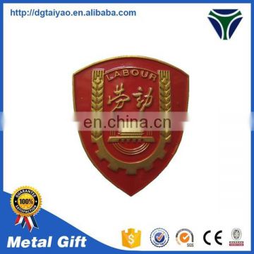 Factory sale high quality 3D metal printing badge