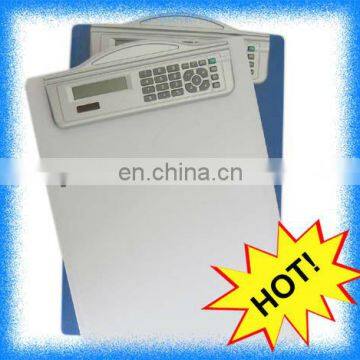 plastic calculator clipboard