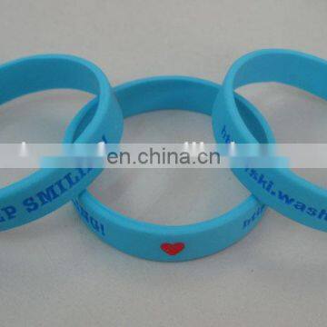 multicolors silicone bracelet/imprinted silicone bracelet/silicon bracelets 2 colors/silicone rubber bracelet wristbands