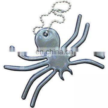 spider Reflective safety key chain or hanger EN13356 approved