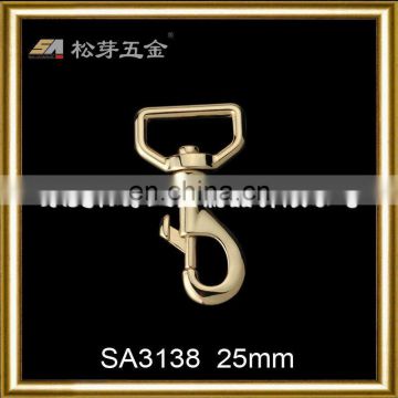 Song A Metal strong dog hook Dog collar pet products gold clip for 25mm strap