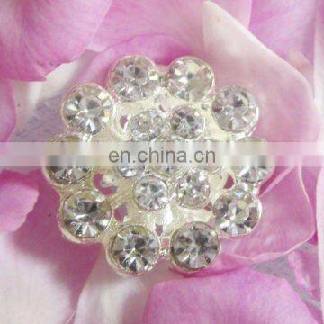 2013 new rhinestone hair flower embellishment garment accessory button shoe clip