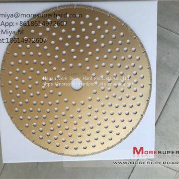 vacuum brazed diamond saw blades for cutting Marble etc. miya@moresuperhard.com