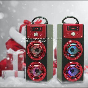 Portable Bluetooth Speaker Wireless Usb tf Aux fm Multifunctial Music Box Microphone Karaoke Speaker photo-3