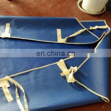 PVC Coated Canvas Tarpaulin Plastic Sheet For Utility Trailer Covers