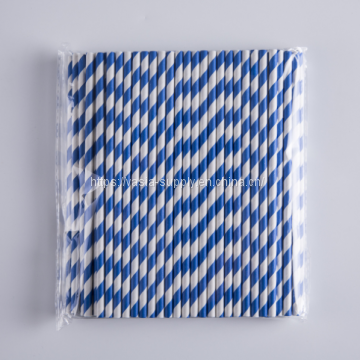Stripe Funny Environmental Protection Creative paper Straws for Bar Party Store