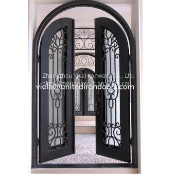 #001 Luxury Custom Wrought Iron Door