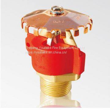 High Quality Brass Fire Sprinkler Head Automatic Pendent  Sprinkler UTEC0005 For Firefighting Equipment