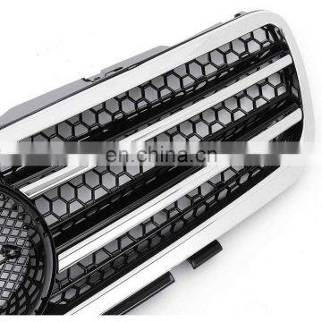 2 Черный передний решетка радиатора Fin для Mercedes Benz SL Class R230 W230 SL500 SL550 SL600 2003 - 2007 годов photo-4