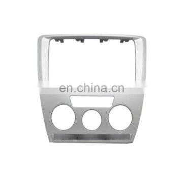 China Factory Double Din Car Radio Installation Silver Frame