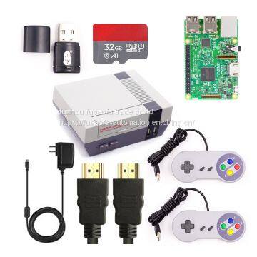 Raspberry Pi 3 Kit DIY Complete Wifi & Bluetoothal Raspberry Pi 3 Model B +Power Supply+Retroflag NESPi Case+SD card+Controllers