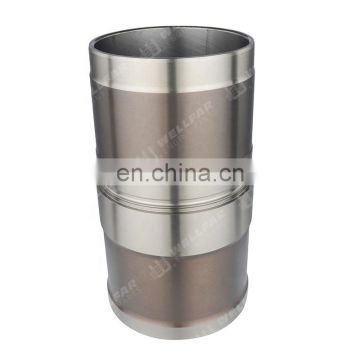 Cylinder liner kit bainite gray cast iron material quenching surfacetreament for 6CT8.3 ISC red liner 3800328/3944344/3948095