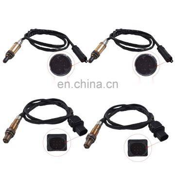 4pcs Air Fuel Ratio Oxygen Sensor Up Downstream for 04-06 BMW 3.0L Auto Trans 2345137 2344473