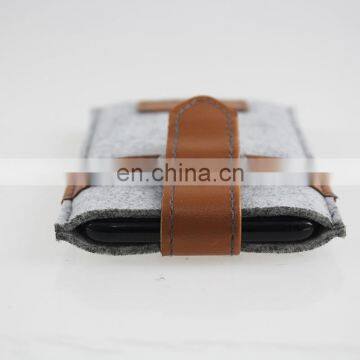 Colorful Felt Logo Customized Felt Mobile Phone Bag photo-5