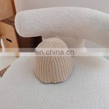 Japanese Niche Knitting Bucket Hat Female Solid Color Casual Wild Fisherman Hat Korean Version of the Autumn and Winter photo-6