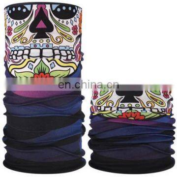 HQP-SY11 HongQiang Skeleton Skull Bandana Halloween Neck Half Face Silk Scarves Multifunctional Mask Shield Riding Hair Scarf photo-4