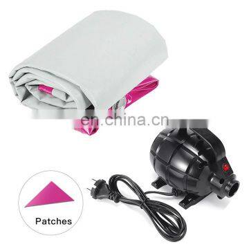 Wholesale Pink Inflatable Square Air Track Tumbling Mat 4m x 4m photo-4