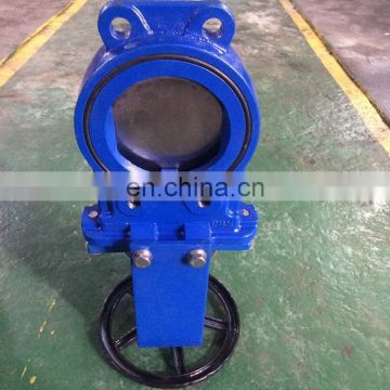 China ductile iron manual slide knife sluice gate valve with factory price