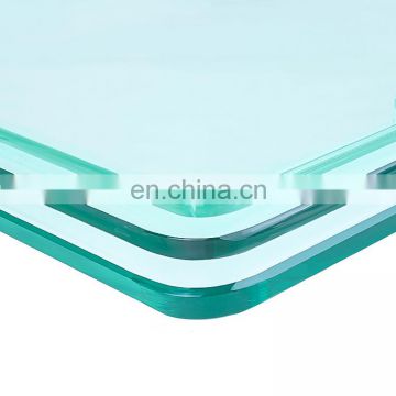 safety oem building tempered glass for construction 5mm 10mm super white obscure glass