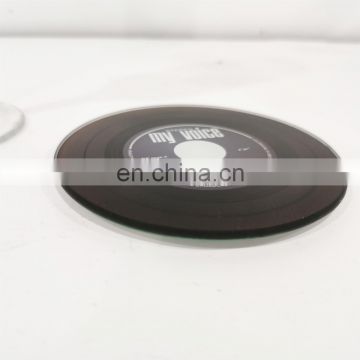 Factory Sales Promotion Blank Clear Glass Coaster