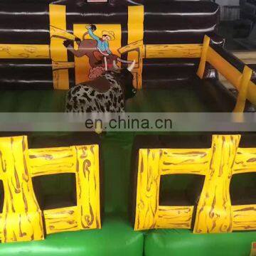 Good Price Customized shape inflatable Bullfighting Sport Games Mat Mechanical Rodeo Bull for Sale