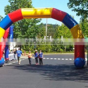 2016 Finish line inflatable arch,durable inflatable archway