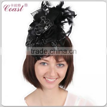 decor black nice wedding bridal head flower with headband