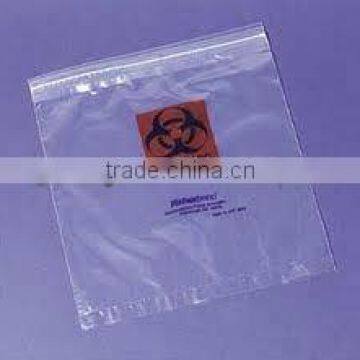 reclosable biohazard bags