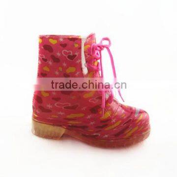 Cute Transparent Martin Boots For Kids