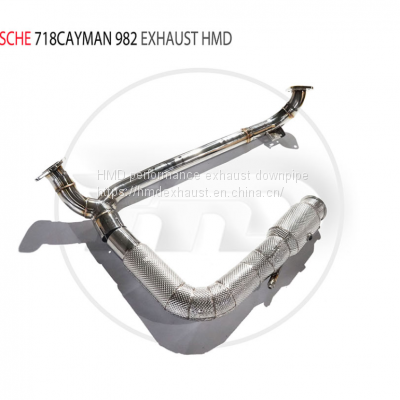 Exhaust Manifold Downpipe for Porsche 718 982 Model Car Accessories With Catalytic Converter Header Intake Manifolds Whatsapp008613189999301 photo-2