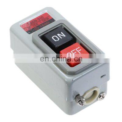TBSN-310 Push Button Power Switch Three Phases Power Control Start Switch box AC 380V 10A 3P 1.5KW