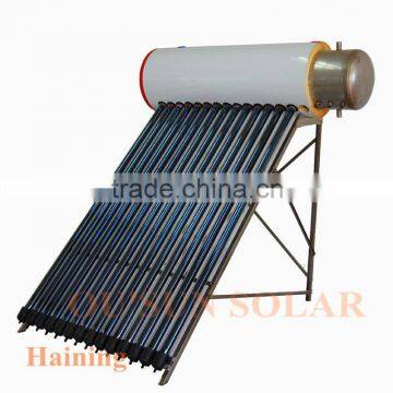 Domestic heat pipe solar water heater