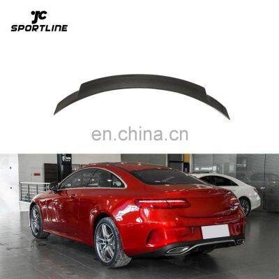 Carbon Fiber C238 Sport Car Rear Wing for Mercedes E200 E350 E43 E63 Sport Coupe 2017-2019