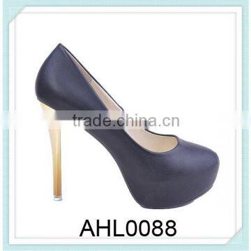 metal heel stilettos bridal ladies formal shoes with metal heel