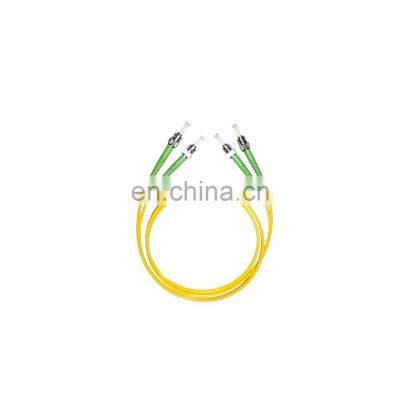 High Quality ST APC Duplex Single mode G657A G652D Fiber Optic Patchcord Fiber Jumper