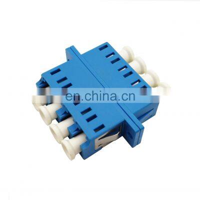 Ftth LC UPC APC Optic Fiber Adapter Single Mode Multi Mode Quad Fiber Optic Adapter Fiber Connector