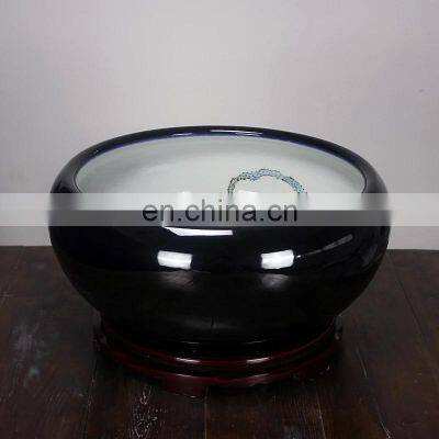 Special Jingdezhen Decorative Ceramic Porcelain Fish Bowls photo-2