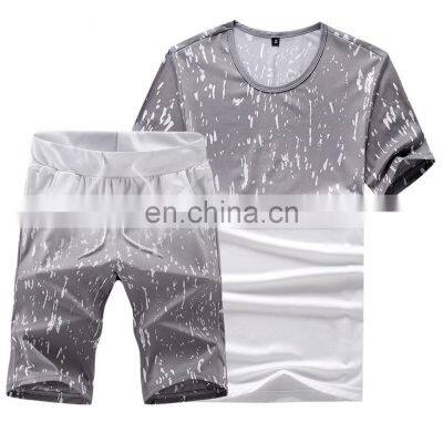 2021 Summer Custom Designer, Logo Clothing Tracksuit 2 Two Piece Shirts And Short Set Men/ photo-2
