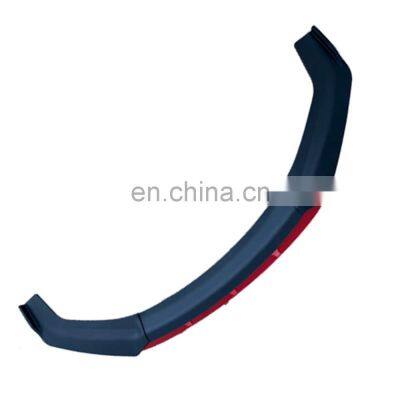 factory direct front Lips J, Matte black glossy black  car modified universal front lip Spoiler For Cars