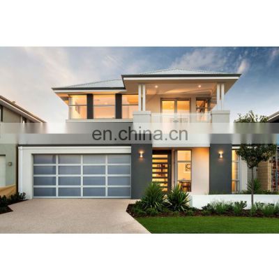 Australia Electric Anodised Automatic  Low-E Glass Aluminum Garage Door Price