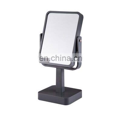 Hot Item Cosmetic Mirror Household Chromed Round Frame Cosmetic Mirror 15cm Short Arm Standing Tabletop Cosmetic Mirror photo-5
