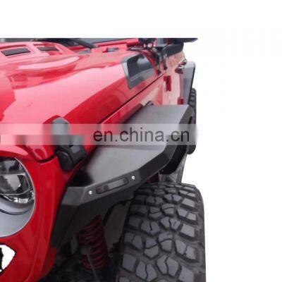 Front fender flare with light for jeep wrangler JL