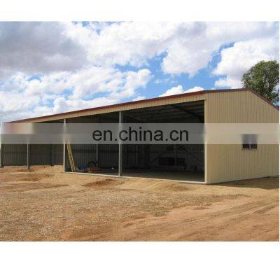 Prefab Australia Farmer Hay Machine Equipment Farm Storage Metal Sheds