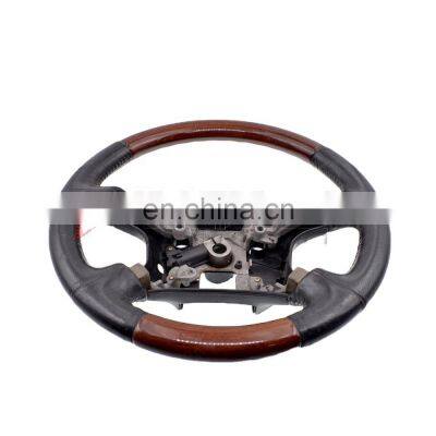 Wooden Car Steering Wheel For Chrysler Mitsubishi Pajero Montero 4400A019HA