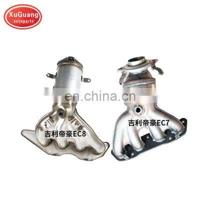 XUGUANG high quality exhaust manifold catalytic converter for Geely Emgrand EC7 EC8